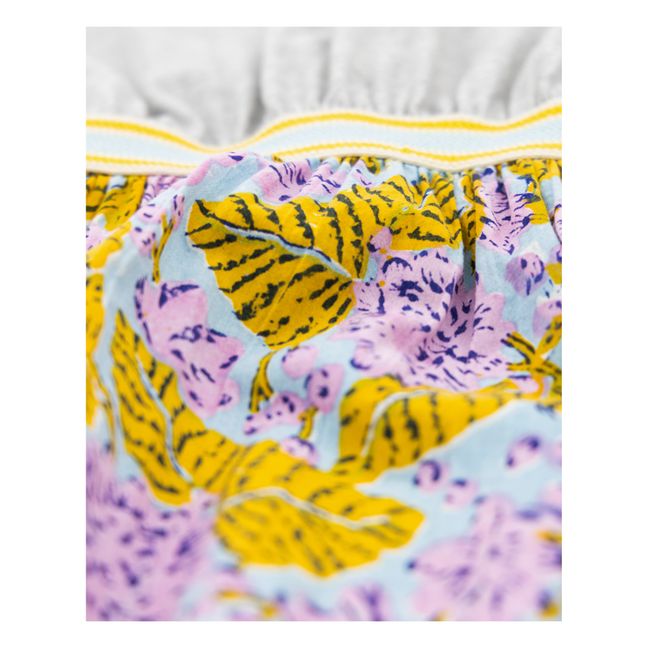 Geblümtes Kleid Luna | Gelb