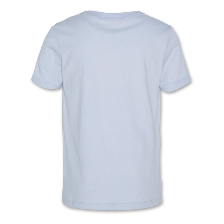 Camiseta de algodón reciclado mate Aloha | Azul Cielo- Imagen del producto n°5