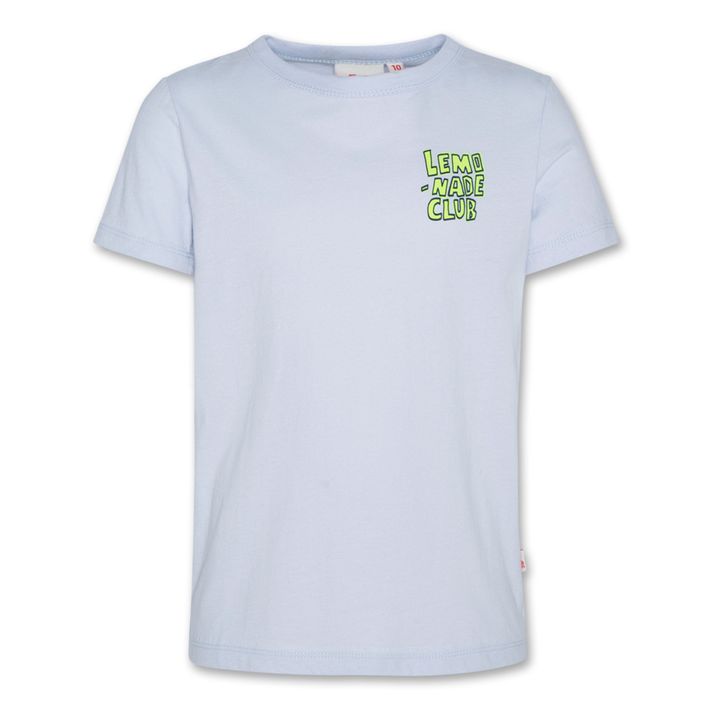 Camiseta de algodón reciclado mate Lemonade | Azul Cielo- Imagen del producto n°0