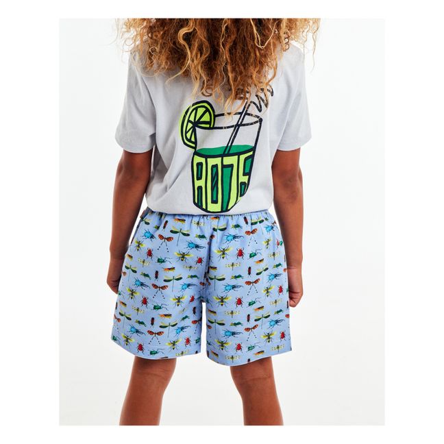 T-shirt Mat Lemonade Coton Recyclé | Bleu ciel