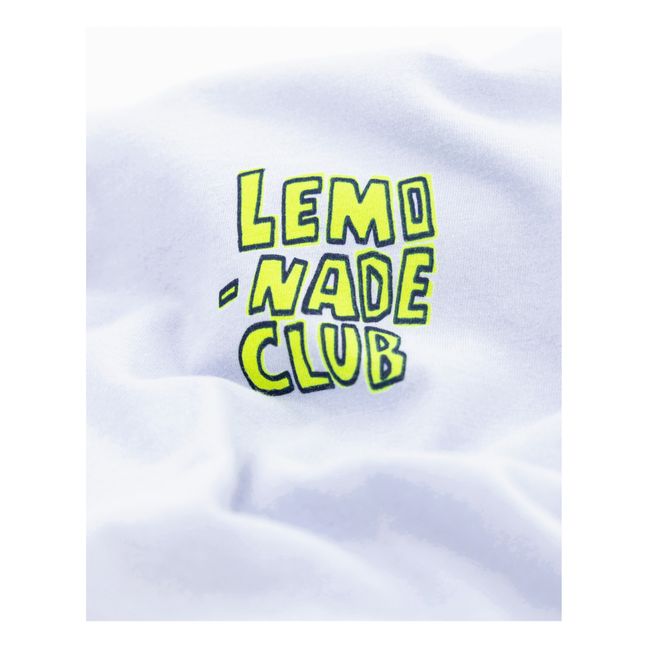 Camiseta de algodón reciclado mate Lemonade | Azul Cielo