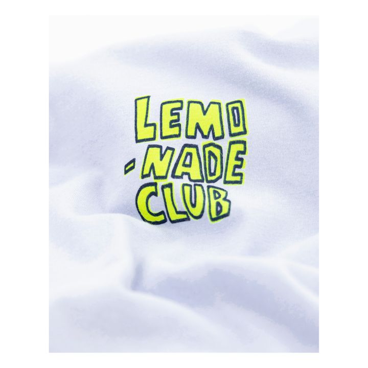 Camiseta de algodón reciclado mate Lemonade | Azul Cielo- Imagen del producto n°4