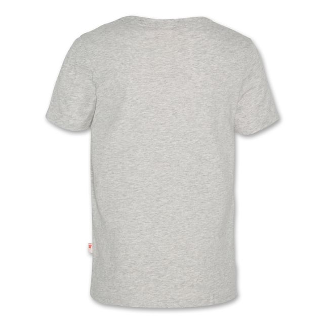 T-shirt Mat Relax Coton Recyclé | Gris chiné