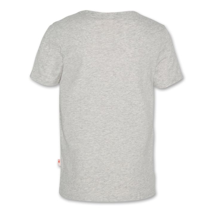 T-Shirt Mat Relax aus recycelter Baumwolle | Grau Meliert- Produktbild Nr. 3