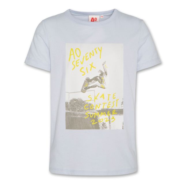 T-Shirt Mat Contest aus recycelter Baumwolle | Hellblau
