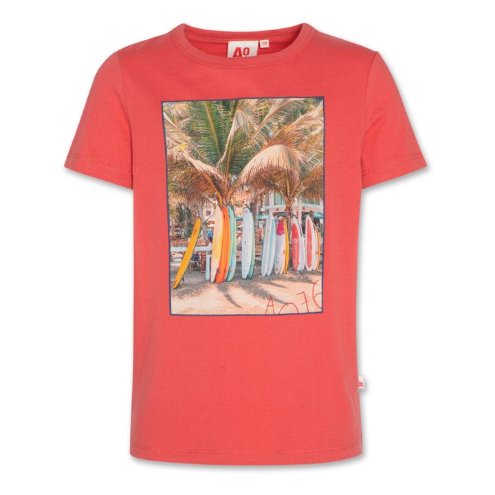 Mat Boards Organic Cotton T-Shirt | Rosso- Immagine del prodotto n°0