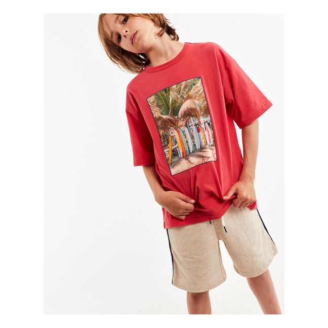 T-shirt Mat Boards Coton Bio | Rouge