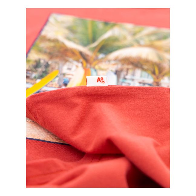 Mat Boards Organic Cotton T-Shirt | Rosso
