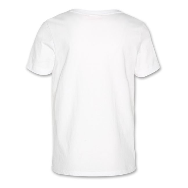 T-Shirt Mat Tennis aus recycelter Baumwolle | Weiß