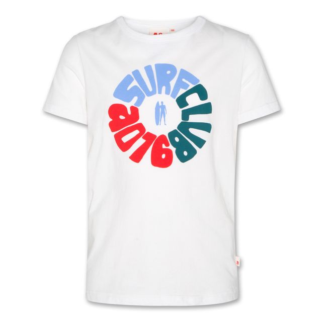 Mat Surfclub Recycled Cotton T-Shirt | Bianco