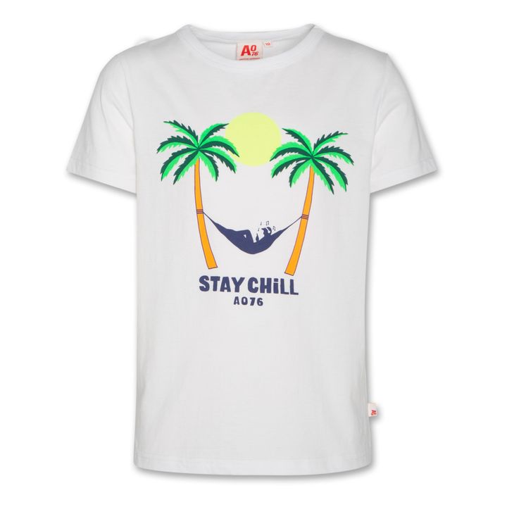 Mat Stay Chill Recycled Cotton T-Shirt | Bianco- Immagine del prodotto n°0
