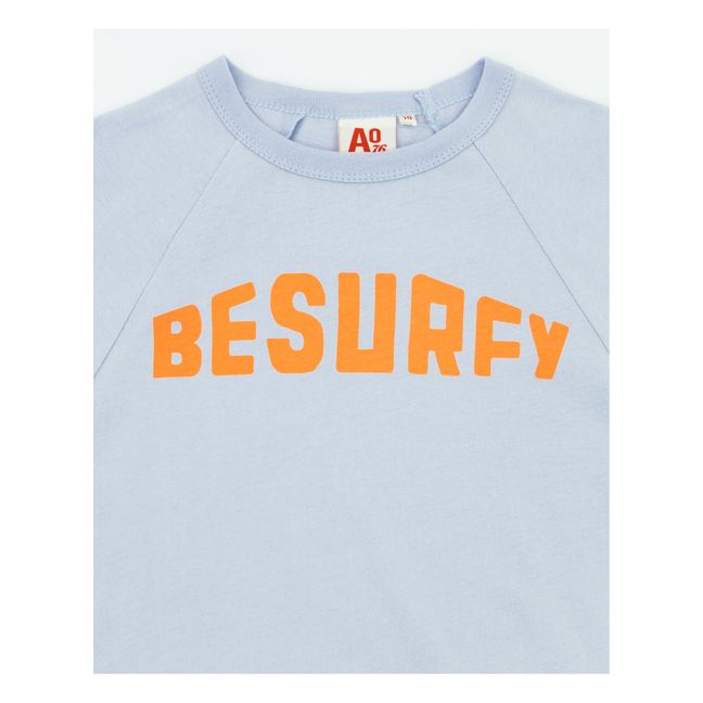 Felpa Luis Be Surfy in Cotone Riciclato | Azzurro