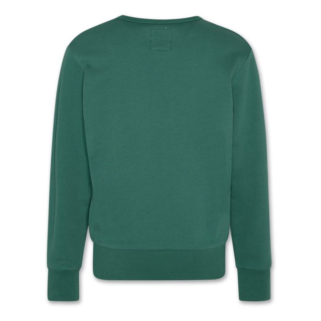 Sweatshirt Tom AO76 aus recycelter Baumwolle | Grün