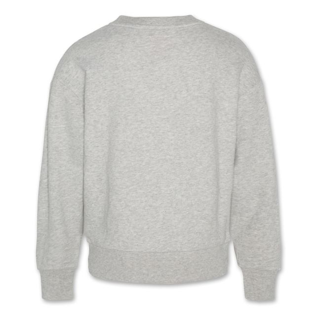 Sweatshirt Zachary Contest recycelte Baumwolle | Grau Meliert