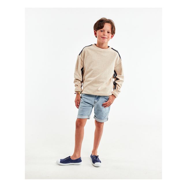 Sweatshirt Zachary Tape recycelte Baumwolle | Hafer
