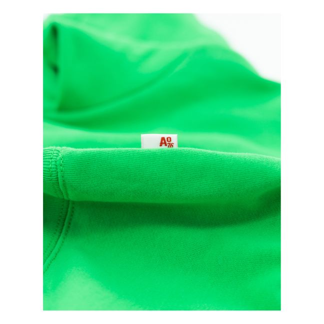 Sudadera con capucha de algodón reciclado Hudson Be Kind | Verde