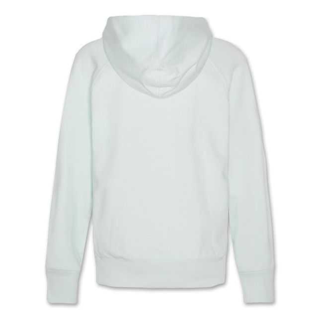 Kapuzensweatshirt Clyde Surf Club aus recycelter Baumwolle | Hellblau