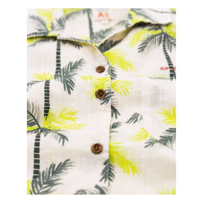 Camisa hawaiana Palms | Verde