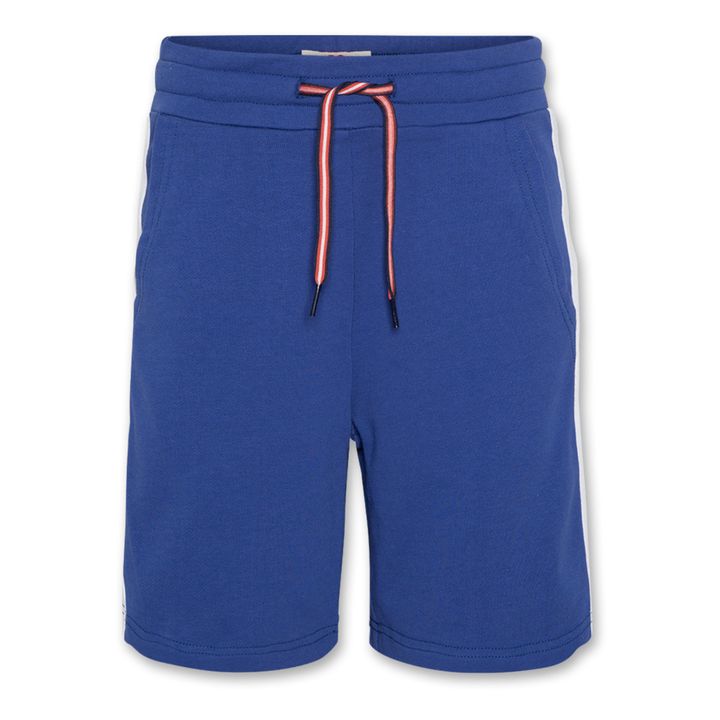 Bermuda Shorts Elliot Tape aus recycelter Baumwolle | Blau- Produktbild Nr. 0