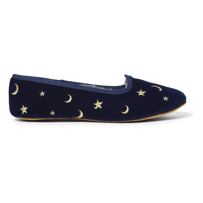 Pantofole Venezia Chiaro di Luna | Blu marino