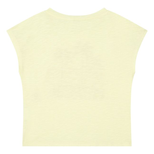 T-Shirt Morning California Coton Bio | Jaune citron