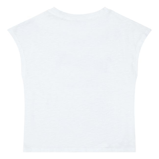 T-Shirt West Coast Feeling Coton Bio | Blanc cassé