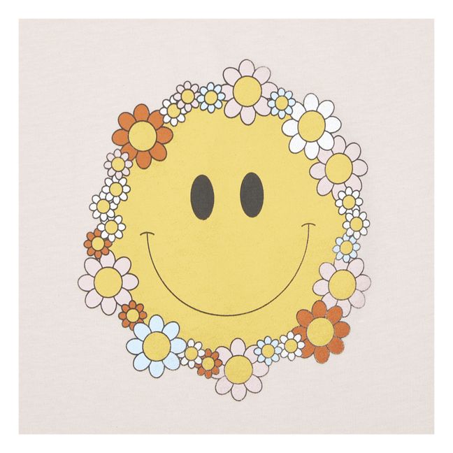 Organic Cotton FlowerSmile T-Shirt  | Blassrosa