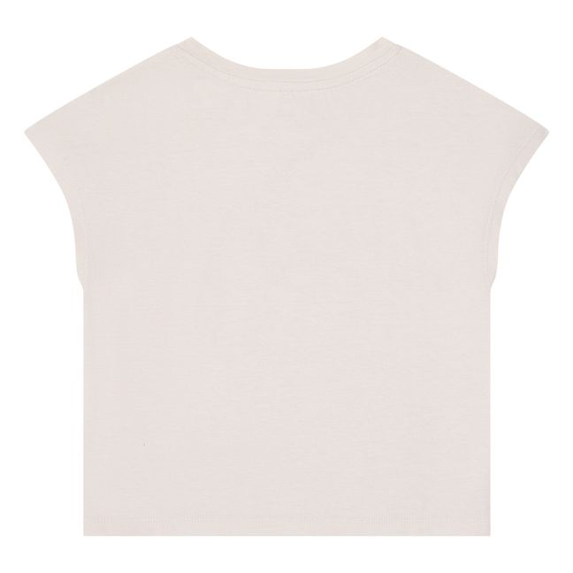Organic Cotton FlowerSmile T-Shirt  | Pale pink