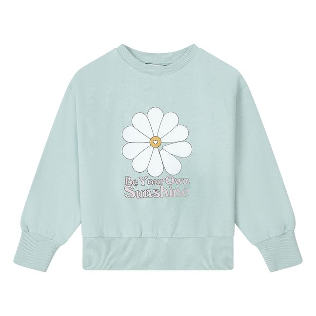 Organic Cotton Sunshine Sweatshirt  | Turquoise