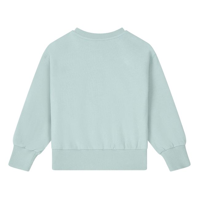 Sweatshirt Sunshine Coton Bio | Bleu turquoise
