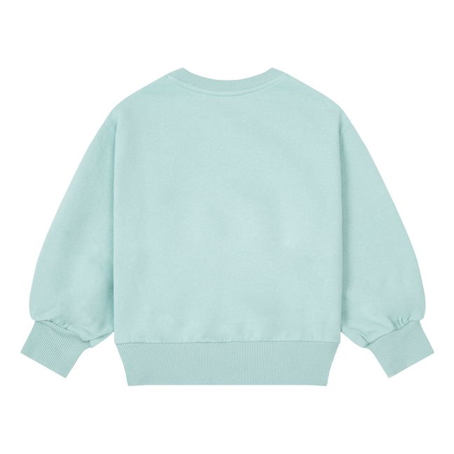 Organic Cotton Salty Sisters Sweatshirt  | Turchese