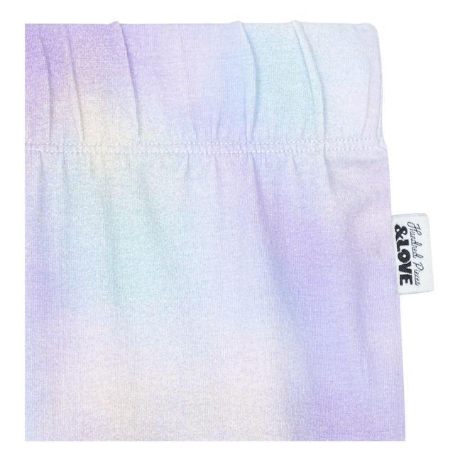 Organic cotton Tie-Dye Shorts | Mauve
