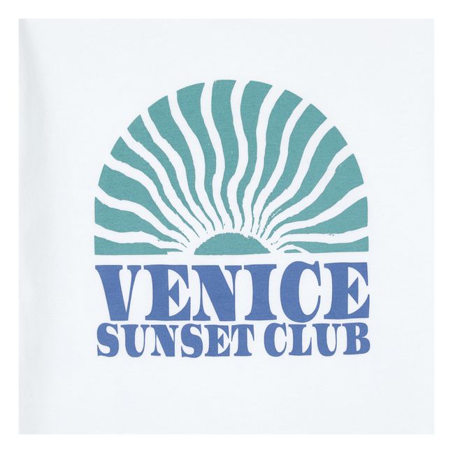 Camiseta de algodón ecológico Venice | Blanco