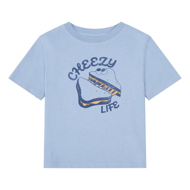 Organic Cotton Junk Food T-Shirt  | Light Blue