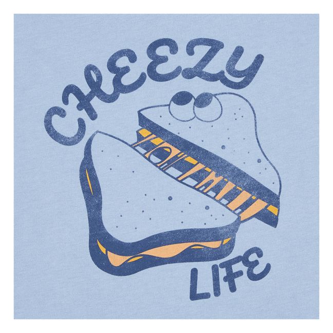 Organic Cotton Junk Food T-Shirt  | Light Blue