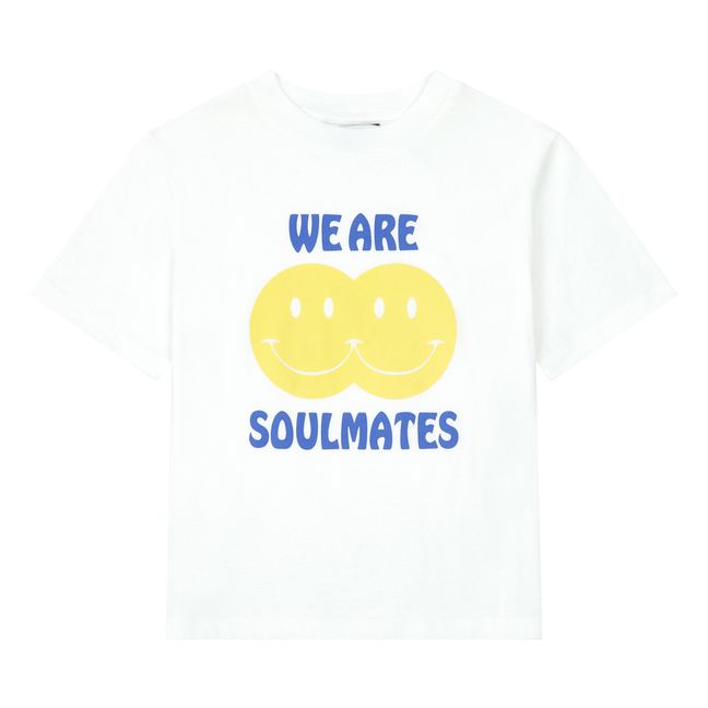 Organic Cotton Soulmates T-Shirt  | Off white