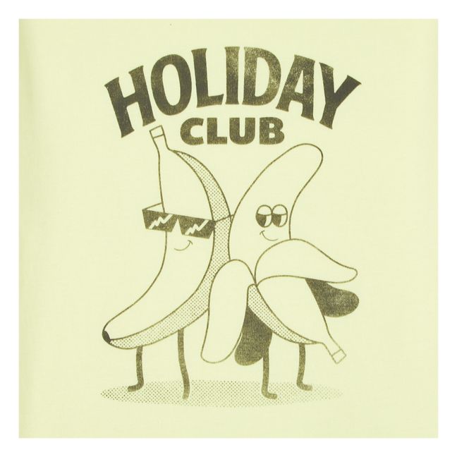 T-Shirt Holiday Coton Bio | Jaune citron