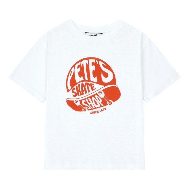 Organic Cotton Pete's T-Shirt  | Blanco