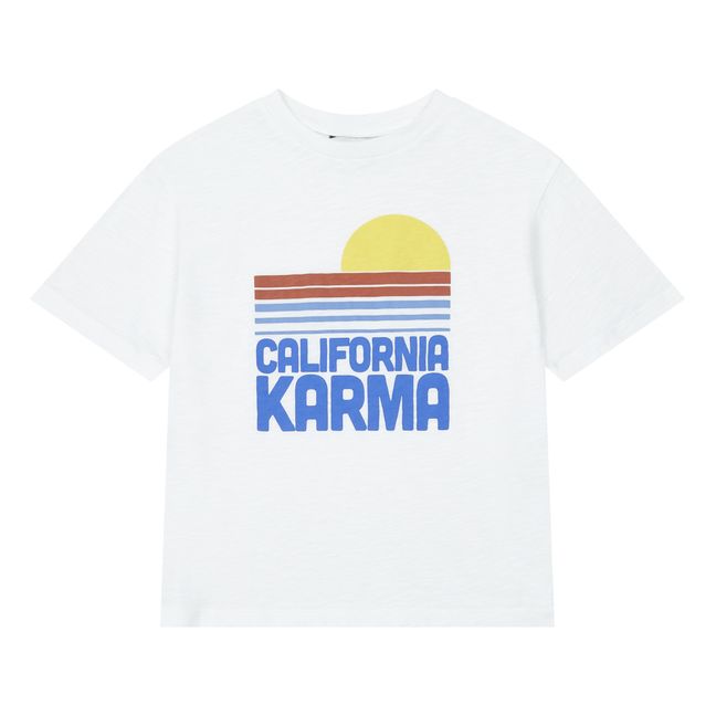 Organic Cotton California Karma T-Shirt  | Grauweiß