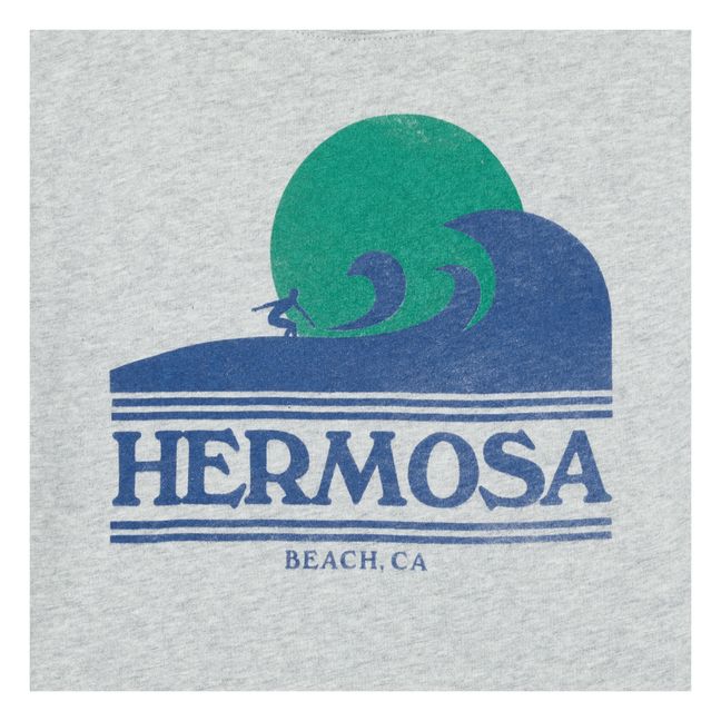 Organic Cotton Hermosa Loose T-Shirt  | Grigio chiné