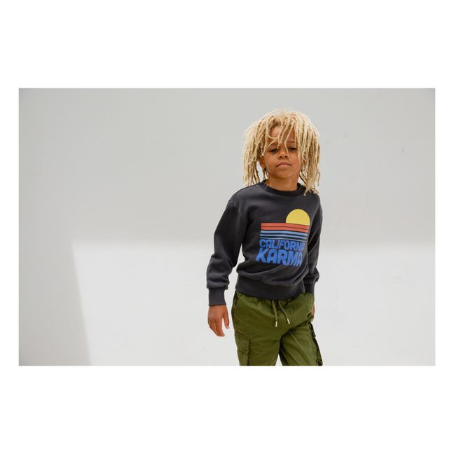 Organic Cotton California Karma Sweatshirt  | Schwarz