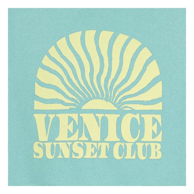 Organic Cotton Venice Sweatshirt  | Azul Turquesa