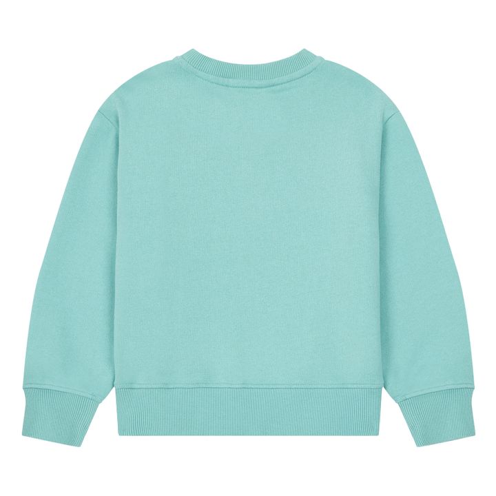 Organic Cotton Venice Sweatshirt  | Azul Turquesa- Imagen del producto n°2