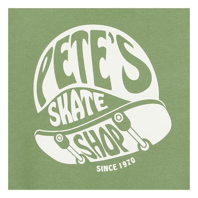 Organic Cotton Pete's Sweatshirt  | Grünolive