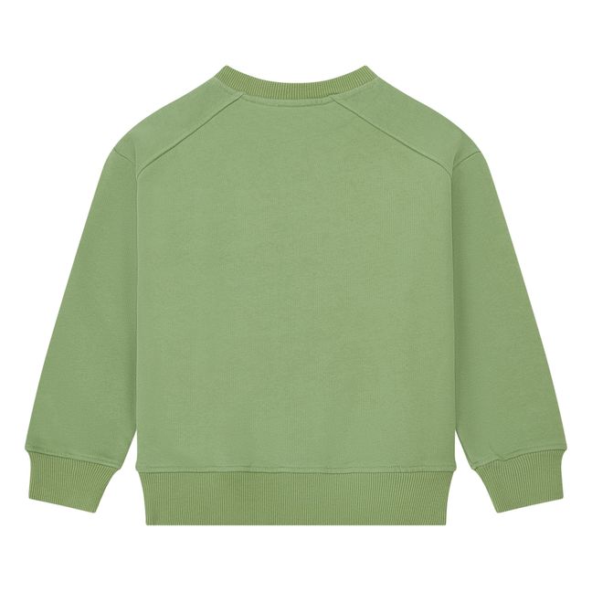 Organic Cotton Pete's Sweatshirt  | Grünolive