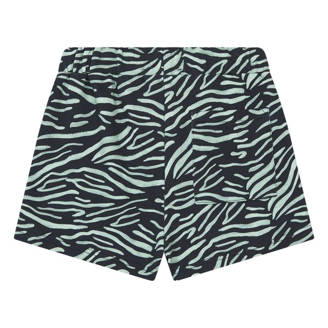 Pantalones cortos de algodón ecológico Zebra | Verde Kaki