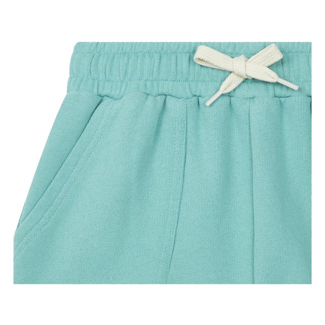Short Coton Bio | Bleu turquoise