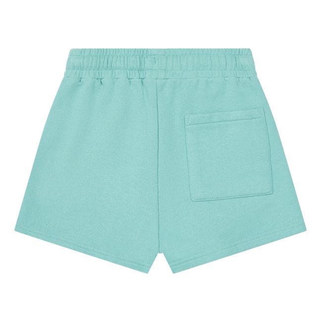 Short Coton Bio | Bleu turquoise