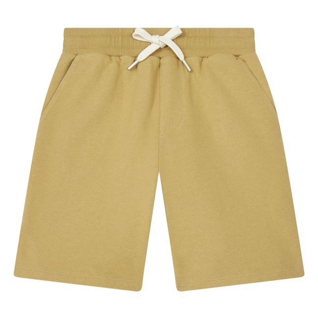 Organic Cotton Long Shorts | Kamelbraun