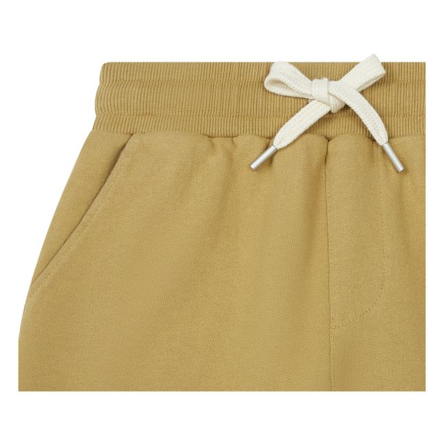 Organic Cotton Long Shorts | Kamelbraun